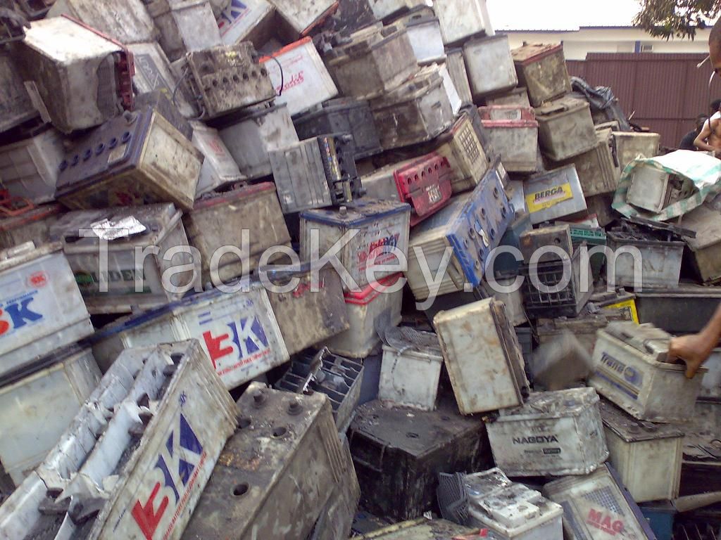 Premium Grade USED Waste Auto, Car and Truck battery, Drained lead battery scrap for sale at cheap 