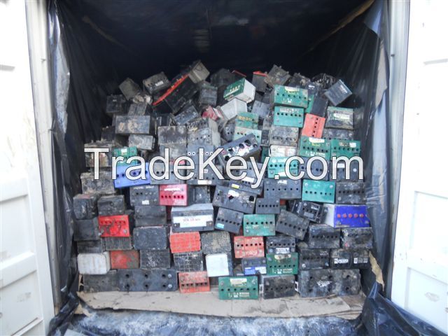 Premium Grade USED Waste Auto, Car and Truck battery, Drained lead battery scrap for sale at cheap 