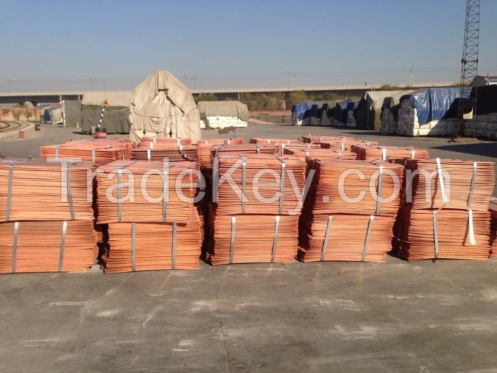 COPPER CATHODES 99.99% GRADE A