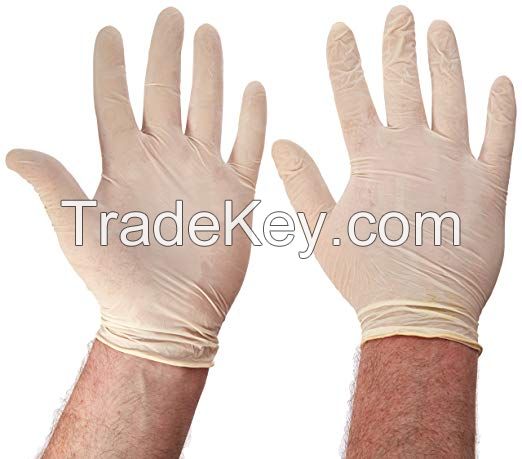 custom non sterile latex types examination exam medical surgical gloves of thailand  supplier