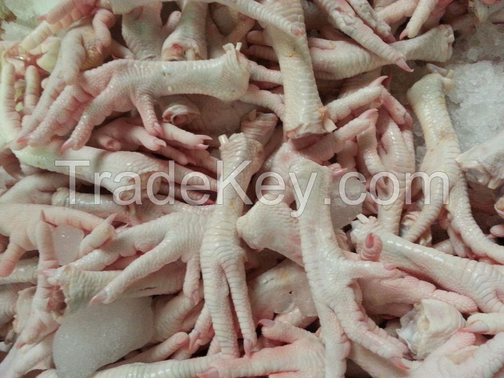 Halal Clean Grade A Processed Chicken Feet / Processed Frozen Chicken Paws Thailand