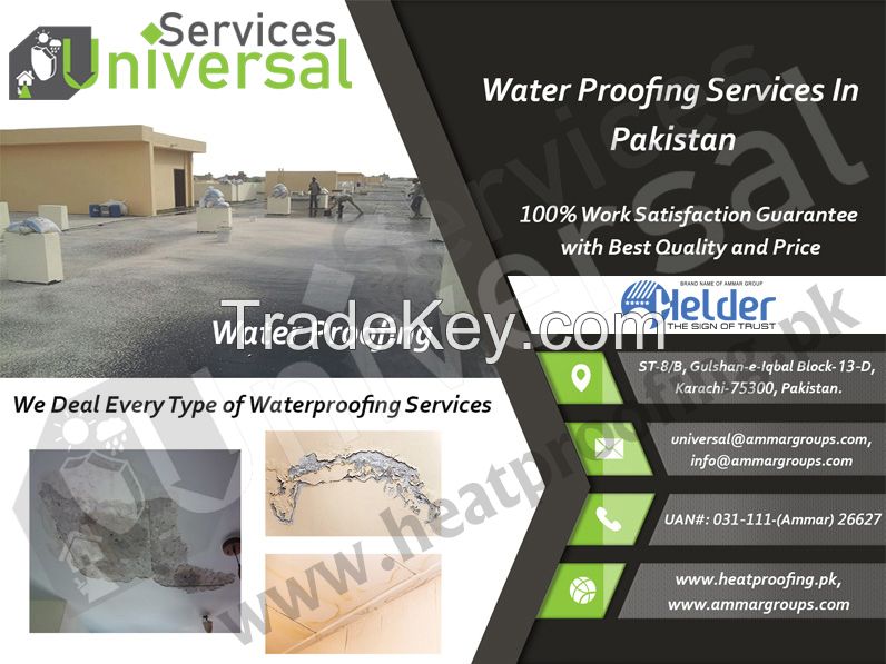 Waterproofing services for home in Karachi, Pakistan