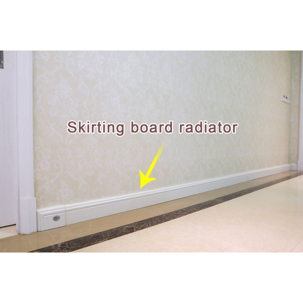 Two Waterways Ultra-Thin Household Skirting Board Radiator