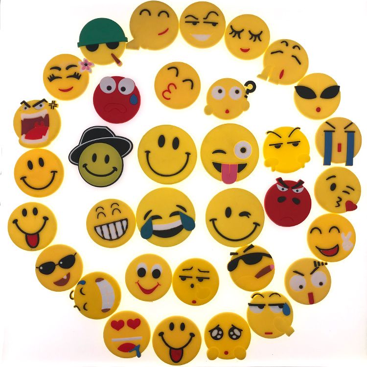 soft Pvc smile face fridge magnet cute cartoon home and garden decoration for gift