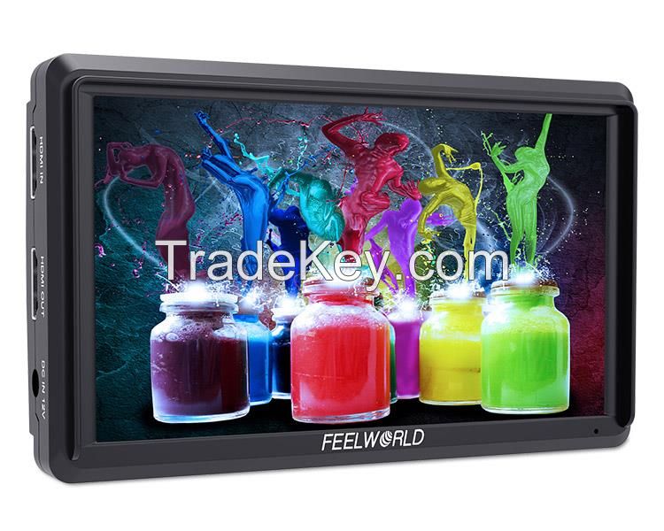 FEELWORLD FW568 5.5 Inch 4K DSLR Camera Field Monitor IPS Full HD 1920x1080 Support HDMI Input Output Tilt Arm Power Output