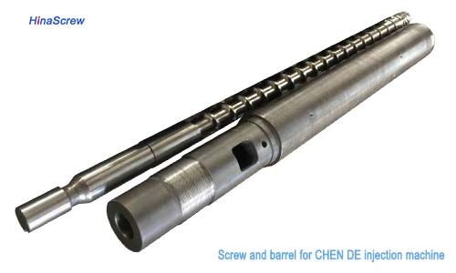 screw and barrel for Chen de injection moldin machine
