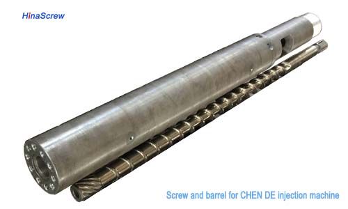 screw and barrel for Chen de injection moldin machine