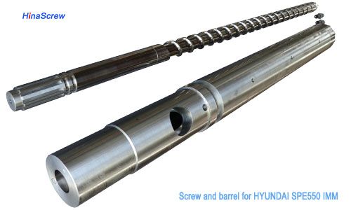 Screw And Barrel For Hyundai Injection Molding Machine