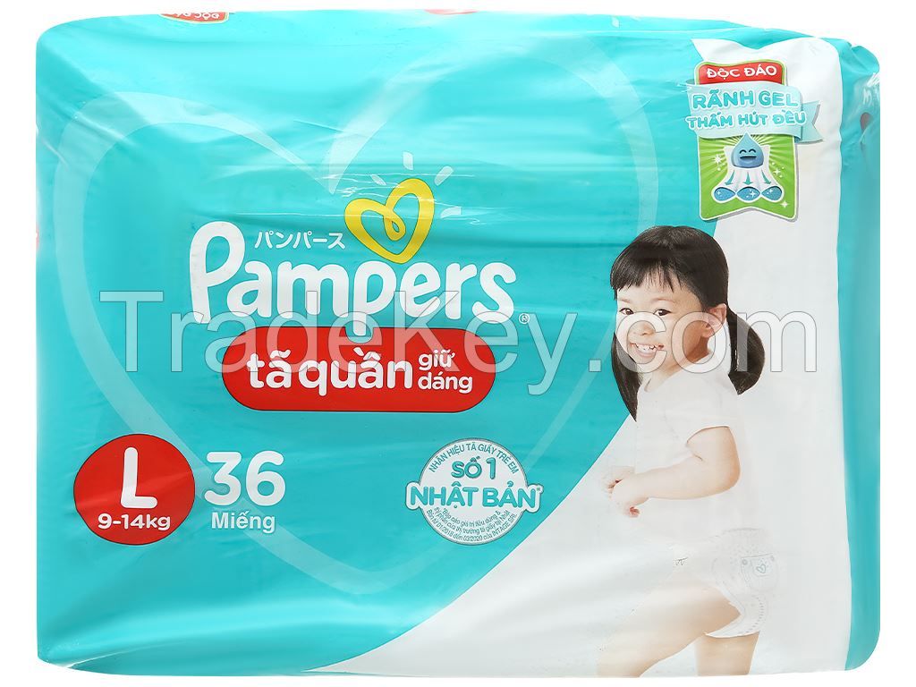 Pamper's baby diaper.