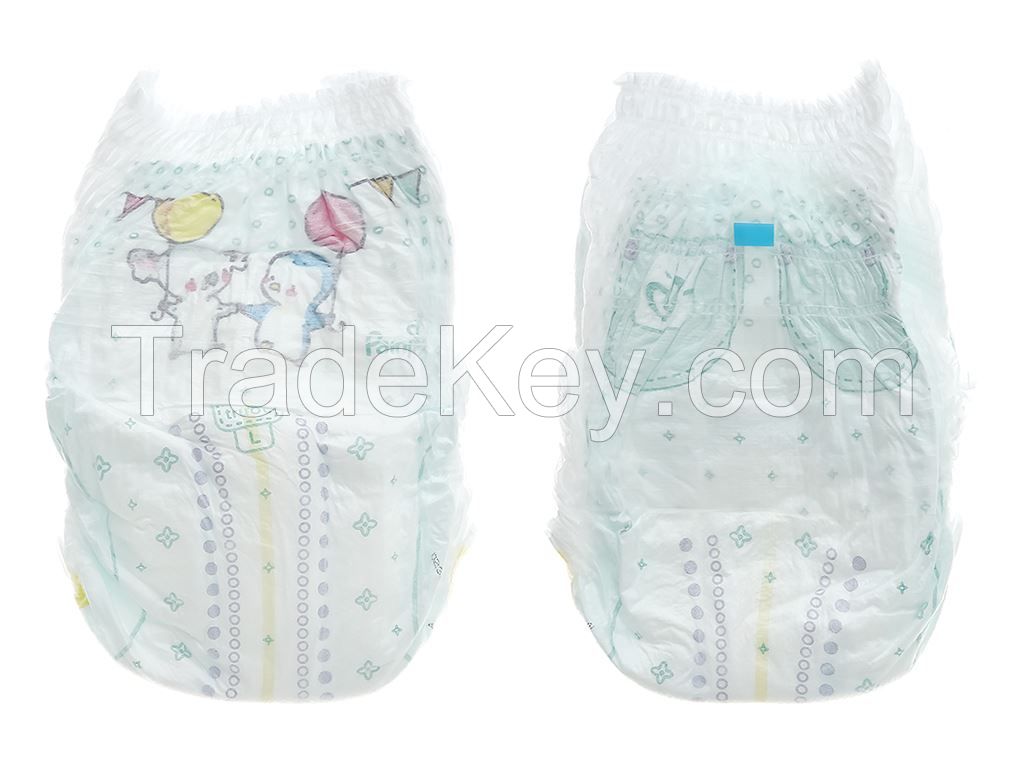 Pamper's baby diaper.