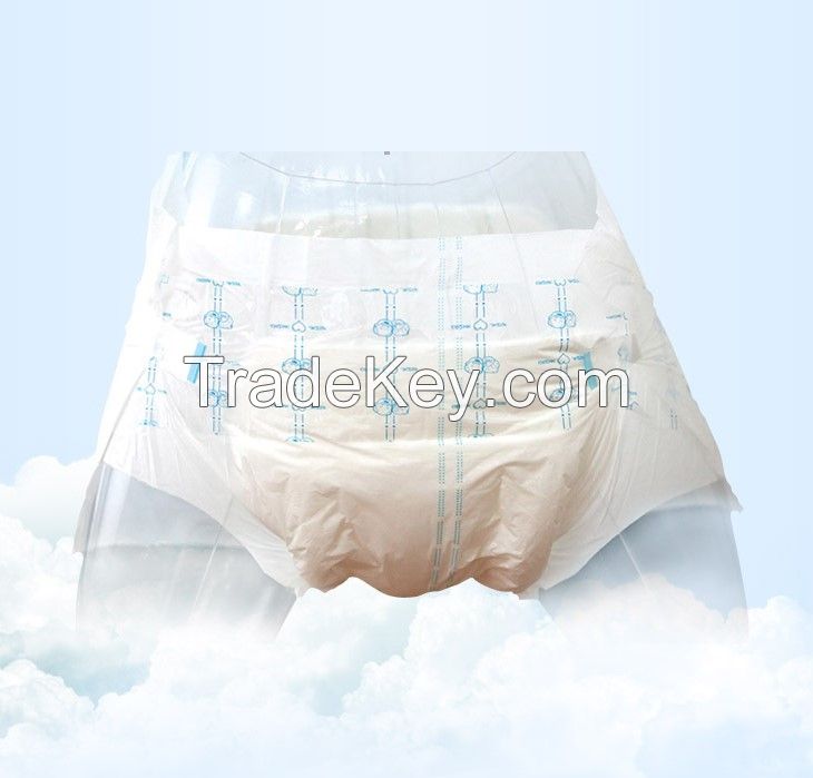 Dry Surface Absorption and Non Woven Feature Adult Diaper