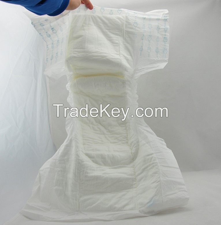 Dry Surface Absorption and Non Woven Feature Adult Diaper