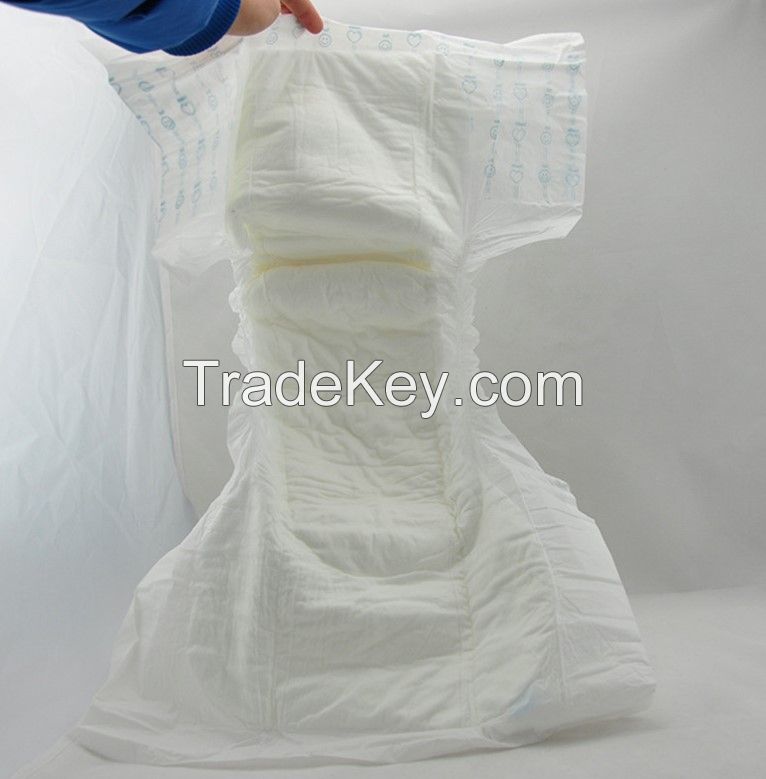 Dry Surface Absorption And Non Woven Feature Adult Diaper