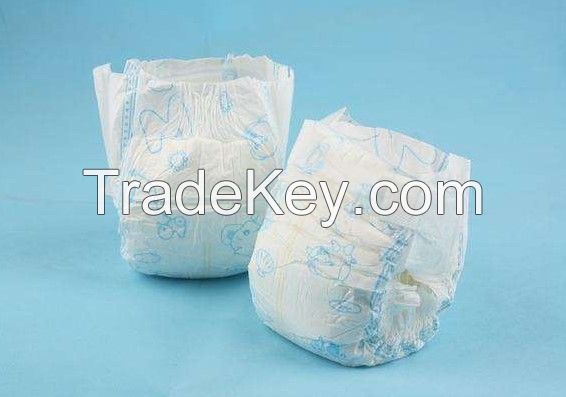 Printed Feature Disposable Baby Diaper With Best Price