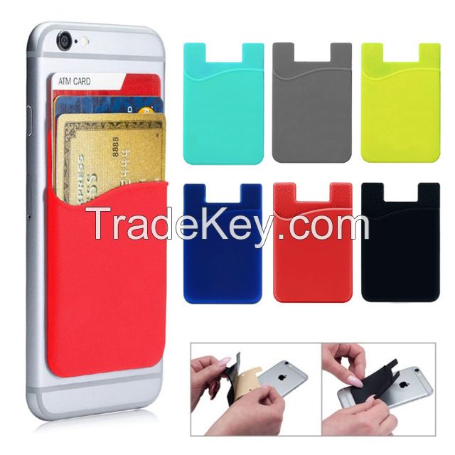 Promotional Silicone Phone Wallet With Stands