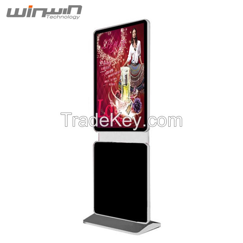 High Quality 43inch Rotating Advertising Display Floor Standing Totem for Shopping Mall