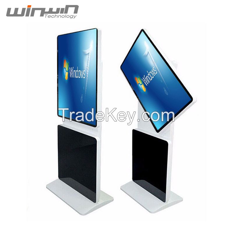 High Quality 43inch Rotating Advertising Display Floor Standing Totem for Shopping Mall