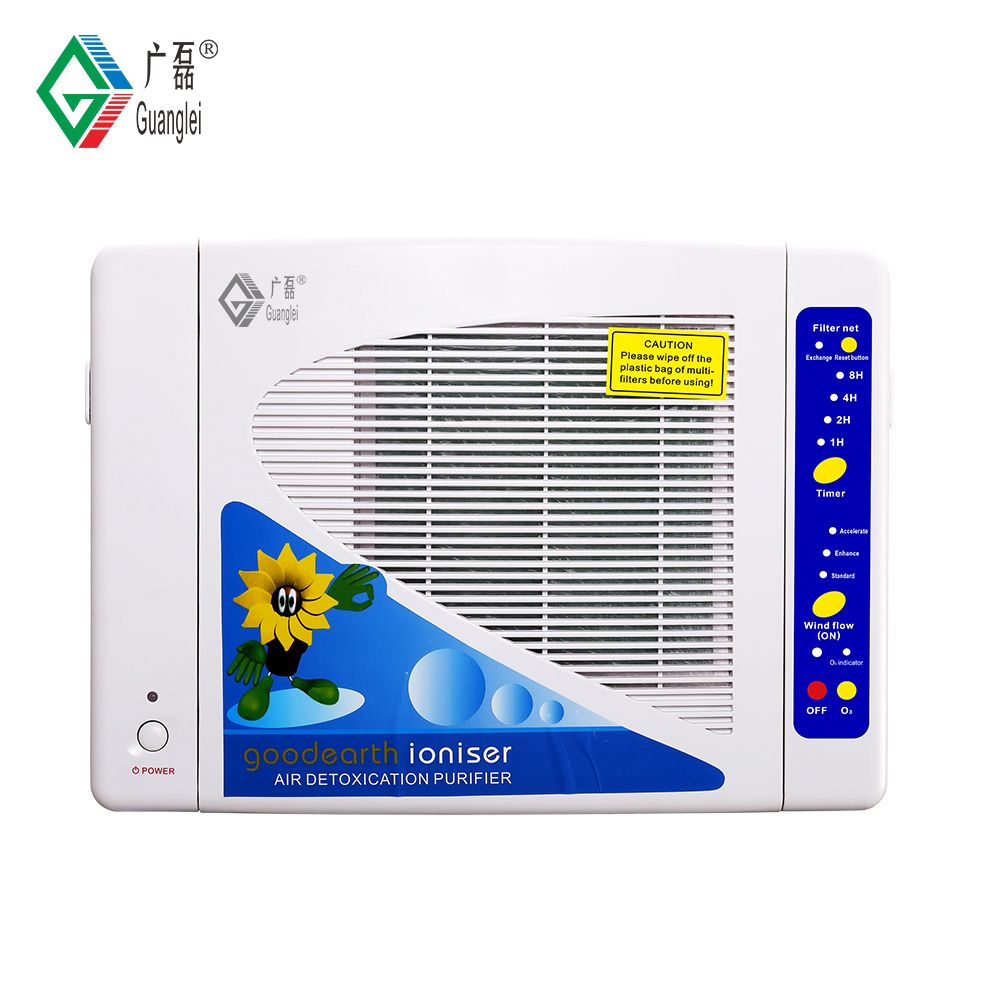 Wall-mounted negative ion ozone HEPA filter air purifier