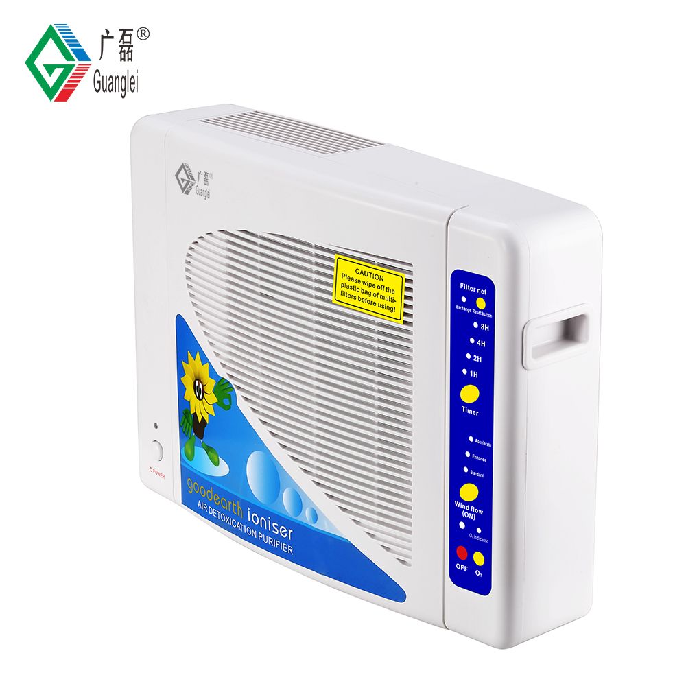 Wall-mounted negative ion ozone HEPA filter air purifier