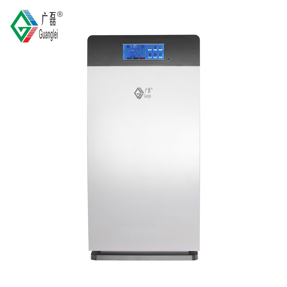 Touch screen negative ion ozone HEPA air purifier