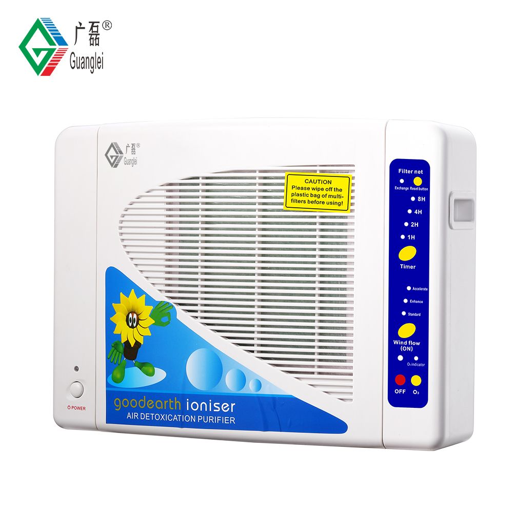 Wall-mounted negative ion ozone HEPA filter air purifier