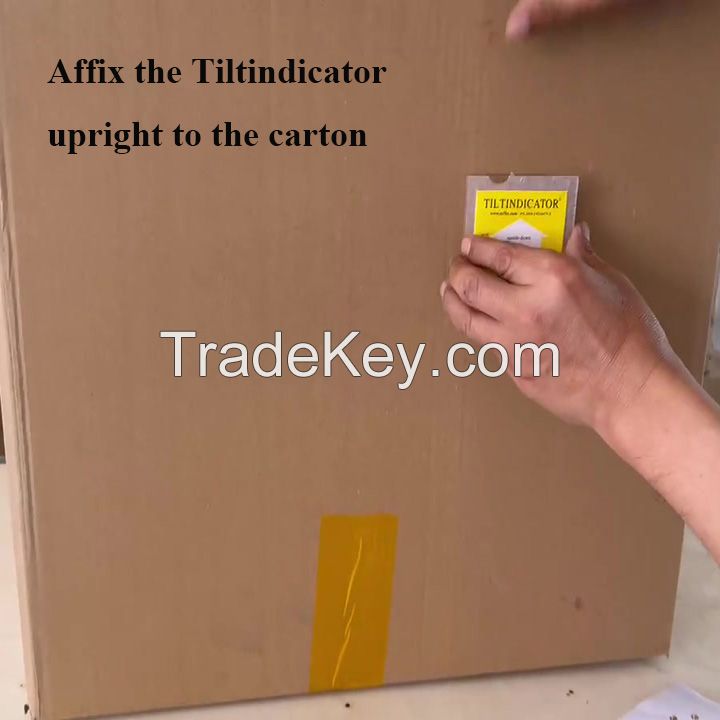 Tiltindicator (tiltwtach / tip n tell) with our own techonolgies