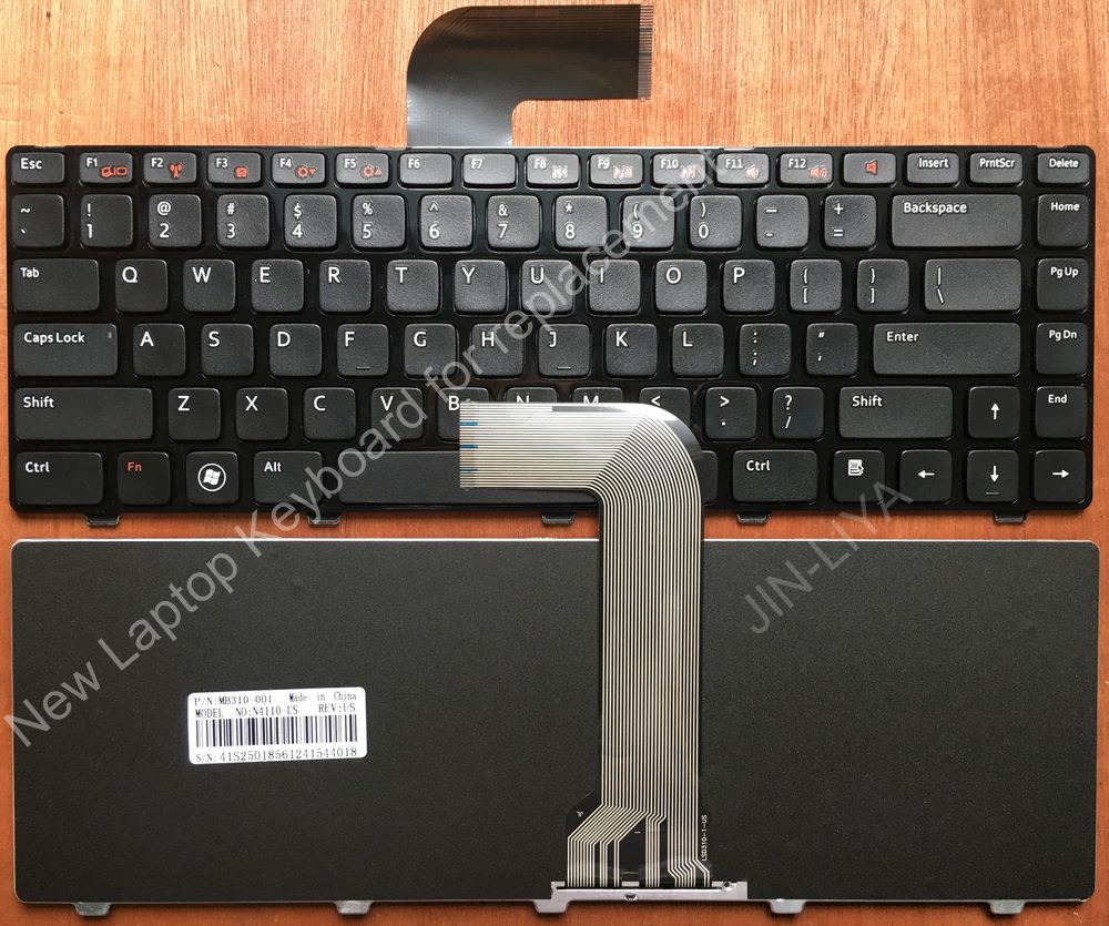 New ZGJLY US Laptop Replacement Kyeboard for Dell 1440/1450/1540/1550/2420/2520/N4110/N5040/14R