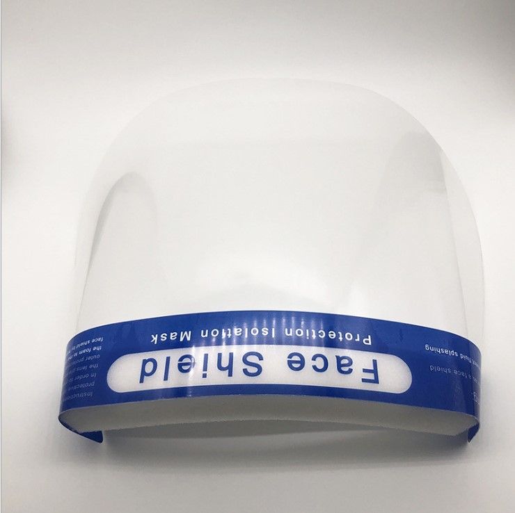 Factory price Wholesale supply respirator safe disposable full face mask splash face guard PET face shield 