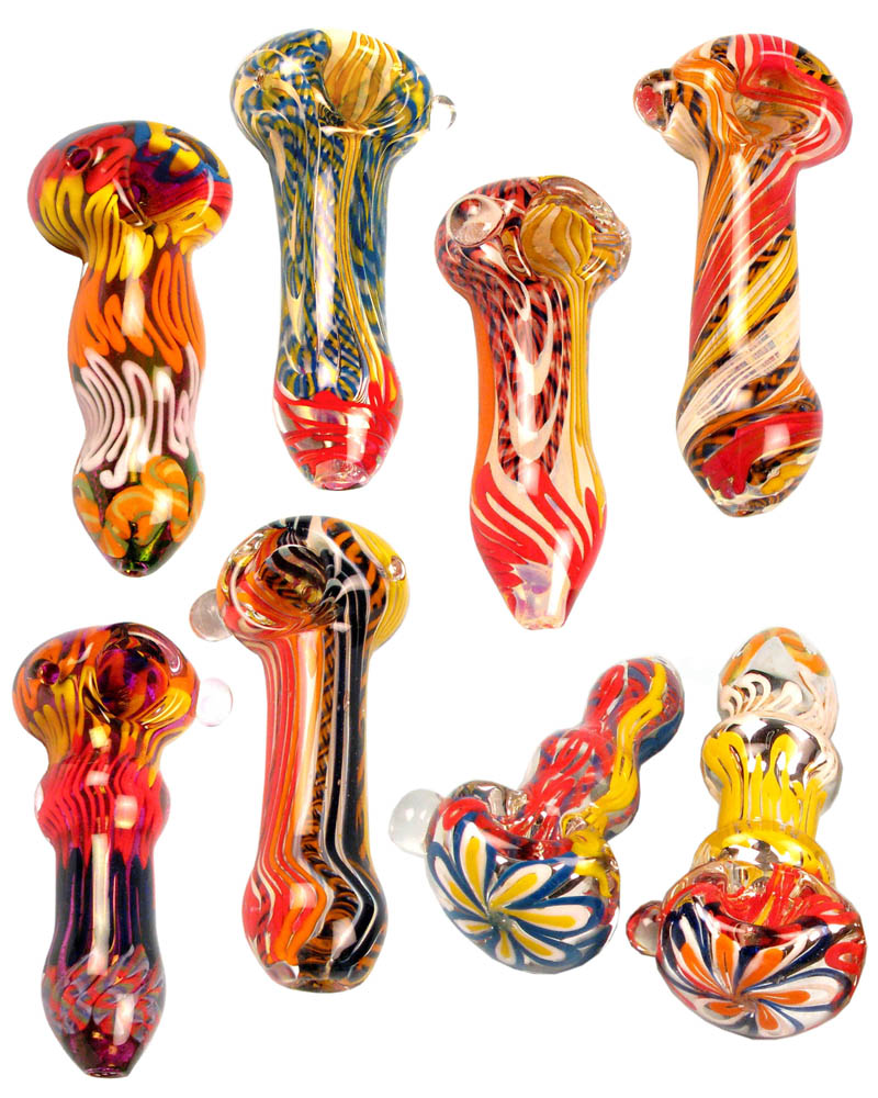 Hand blown Inside-out Glass pipes By SilverLine Productions, India