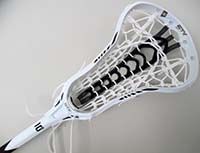 New Womens Lacrosse Stick STX Crux 600 Head Precision 600 10 Comp Shaft Girls(white)