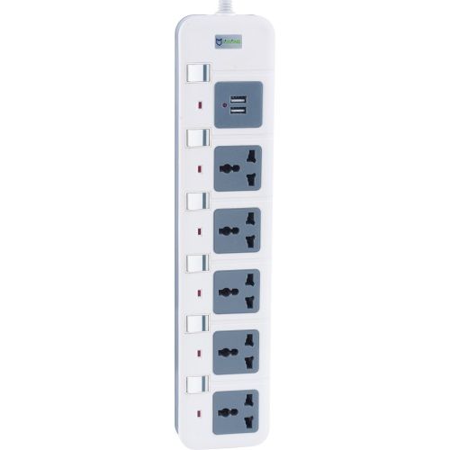 Power Extension Socket 4 Way Power Strip with USB Port