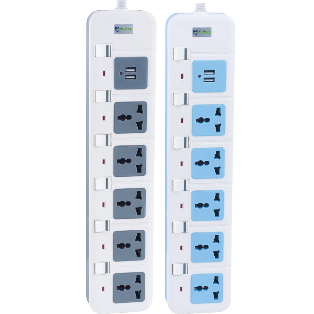 Power Extension Socket 4 Way Power Strip with USB Port