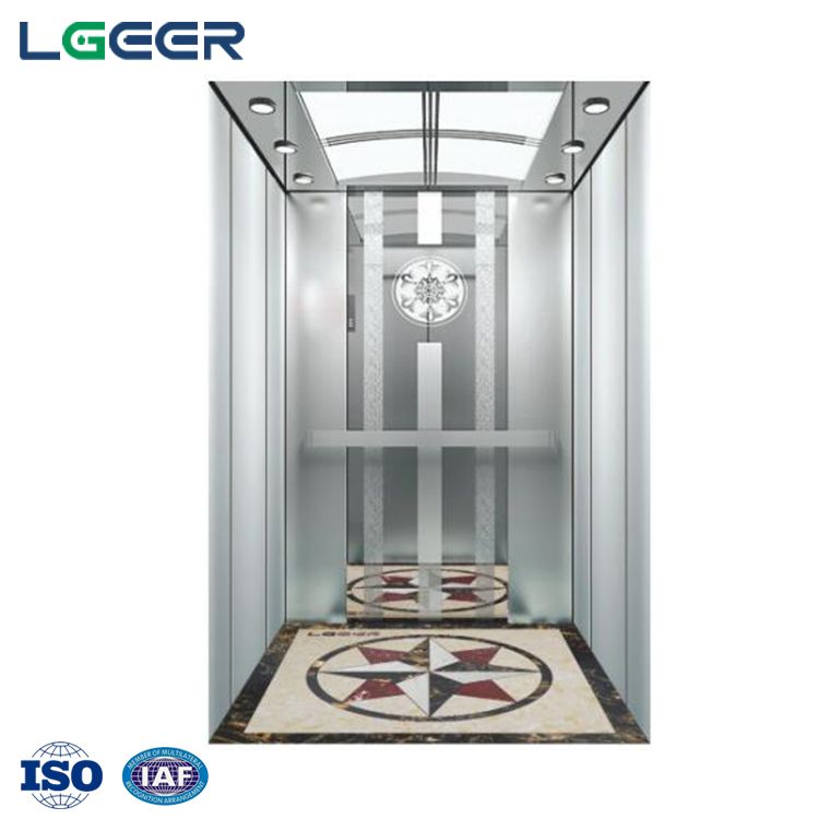 Price for passenger elevator residential lift with stainless steel cab