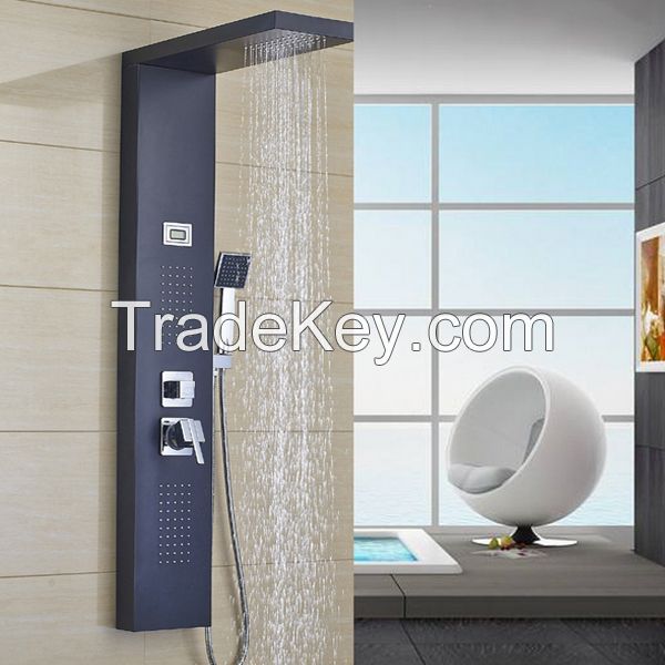 Modern Style Bathroom 304 Stainless Steel Shower Panel Shower Column