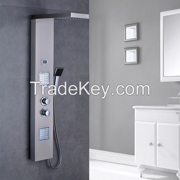 Modern Style Bathroom 304 Stainless Steel Shower Panel Shower Column