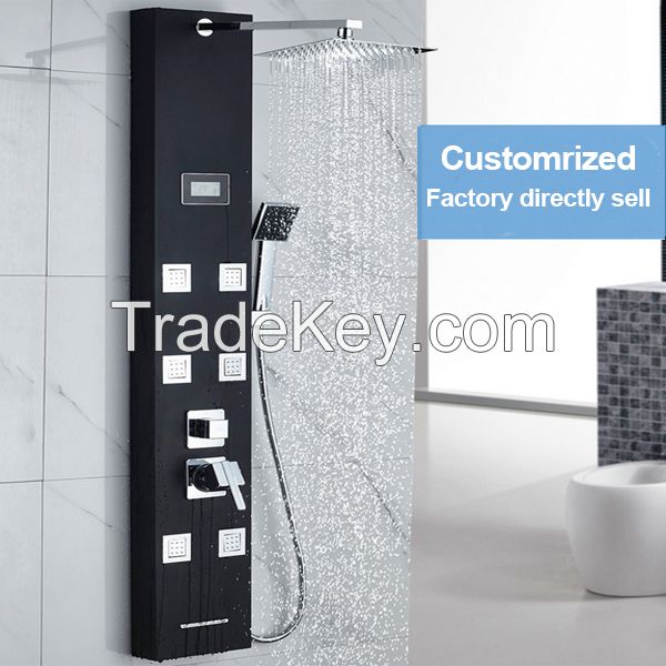 Wholesale Bathroom 304 Stainless Steel Shower Panel with 1 Year Warranty