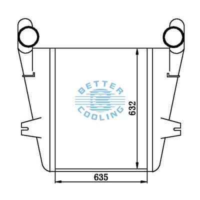 INTERCOOLER FOR CRANECARRIER OEM