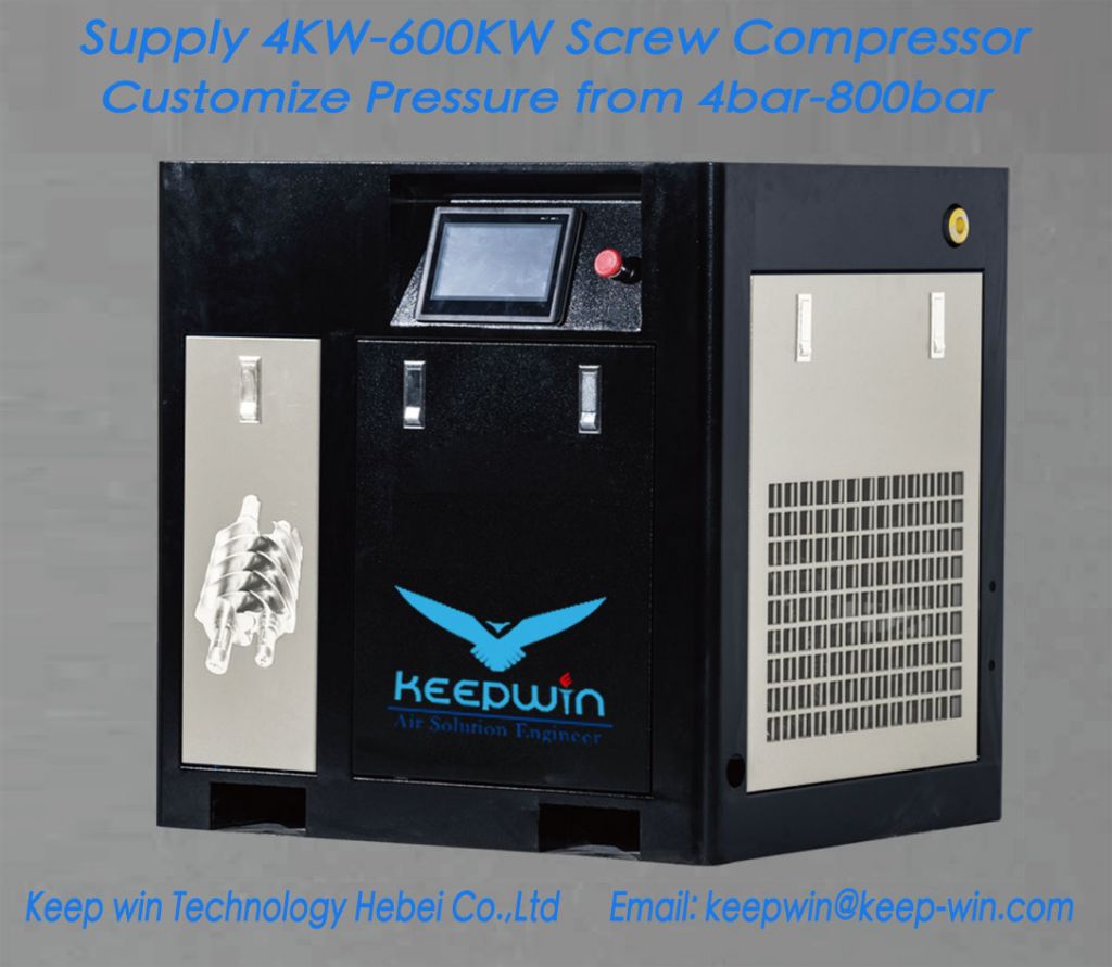 VSD Screw Air Compressor remote monitor data Inverter control system save power energy