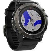 Garmin Fenix 5X Sapphire GPS Watch Mapping Wrist HR w Black Band 
