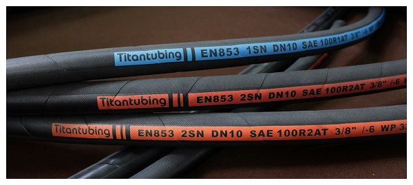 one high tensile steel braid, DIN EN 857 1SC