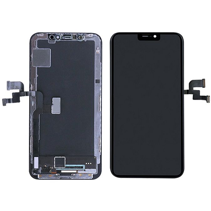 Black LCD screen with digitizer assembly replacement for iPhone X