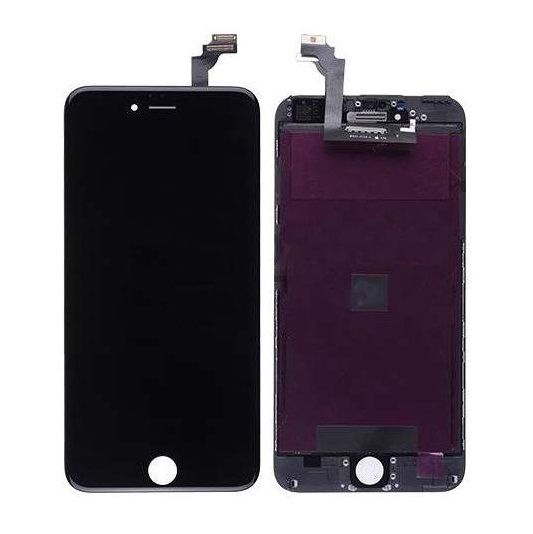 Black LCD screen with digitizer assembly replacement for iPhone 6 Plus