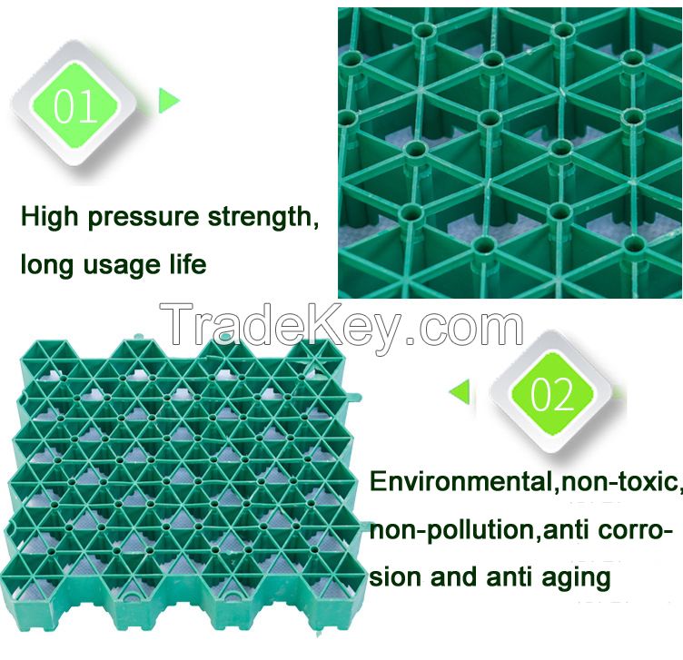 Plastic Grass Grid Grass Paver For Parking