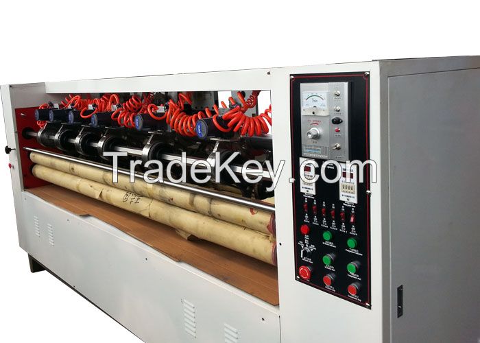 Thin Blade Slitter Scorer Machine , Corrugated Cardboard Slitting Machine