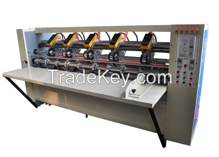 Carton Box Use Thin Blade Slitter Scorer Machine With Automatic Sharpening Blades