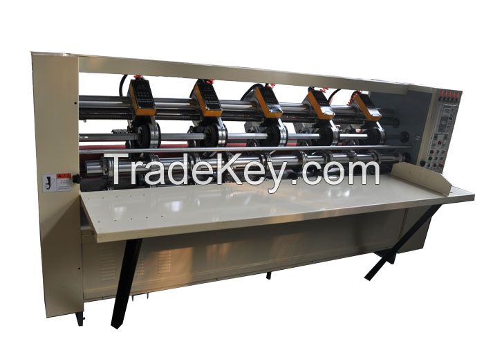 Carton Box Use Thin Blade Slitter Scorer Machine With Automatic Sharpening Blades