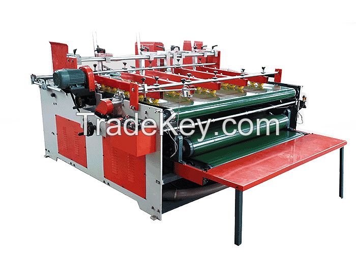 Corrugated Paperboard Pressure Folder Gluer Machine Semi Automatic Grade