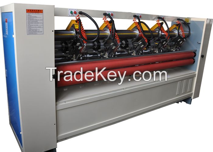 Carton Box Use Thin Blade Slitter Scorer Machine With Automatic Sharpening Blades