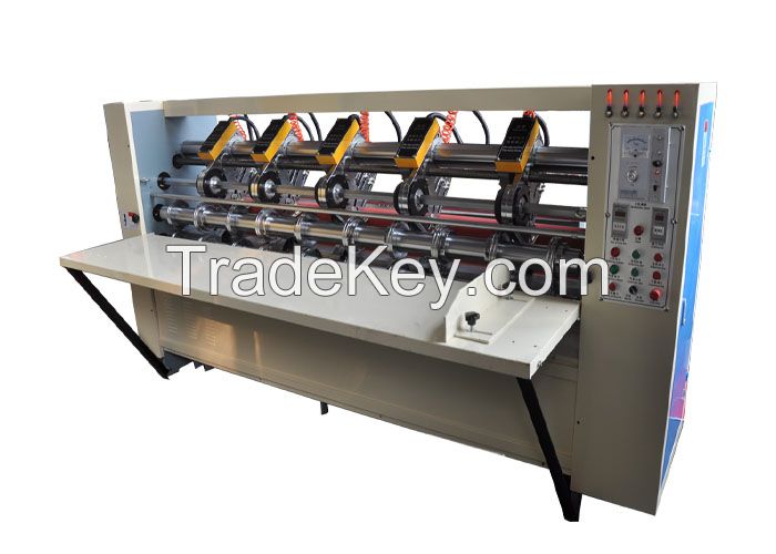 Carton Box Use Thin Blade Slitter Scorer Machine With Automatic Sharpening Blades