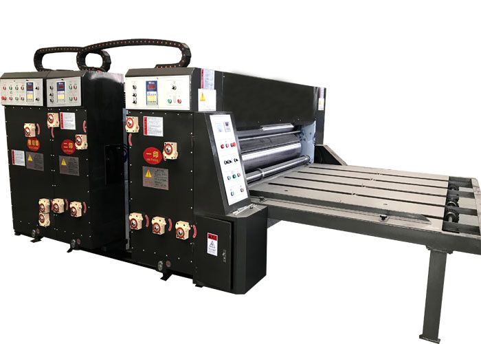 Water - Ink Printing Slotting Die Cutting Machine Semi - Auto Grade For Carton Box